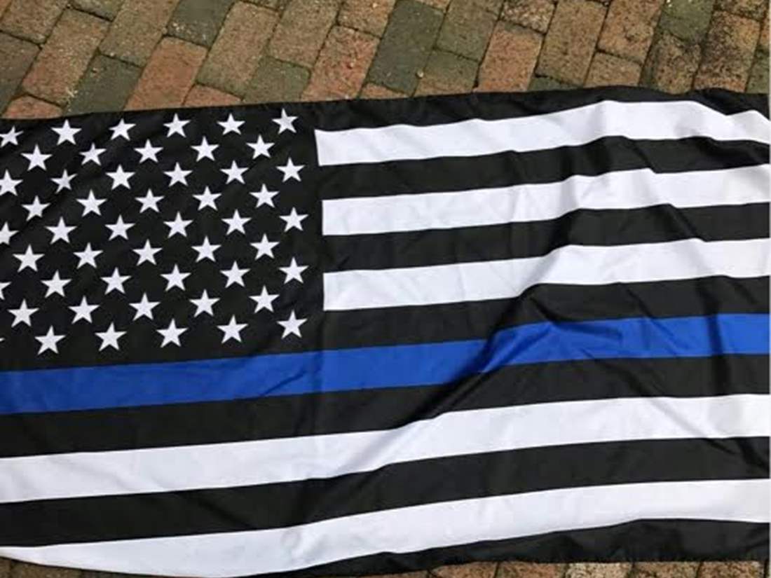 Blue Lives Matter Flag